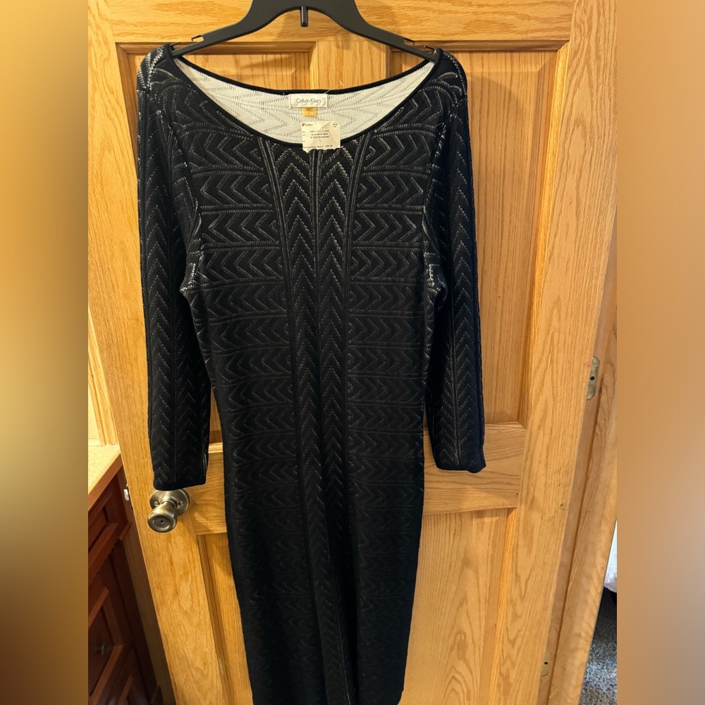 Calvin Klein midi sweater dress
